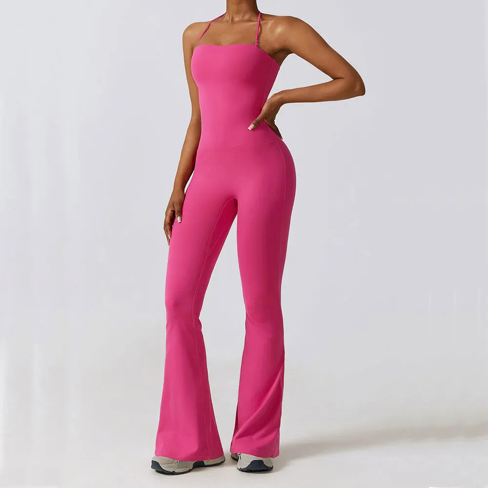 Jumpsuit One Piece Outfit Gym Fitness Bodysuit