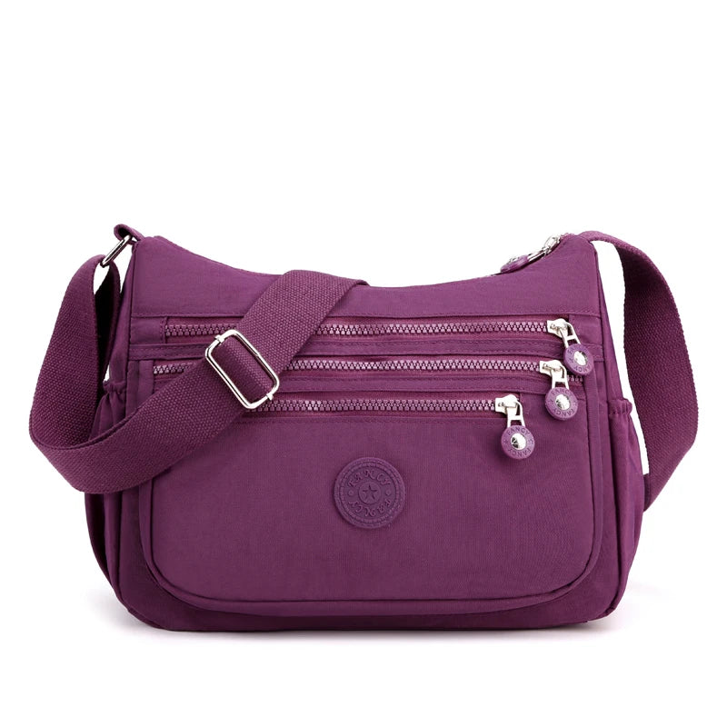 Large Capacity Crossbody Bag with Many Pockets