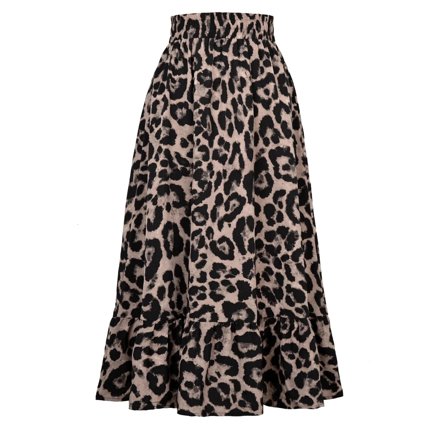 Wildy Poised High Waist Animal Print Skirt