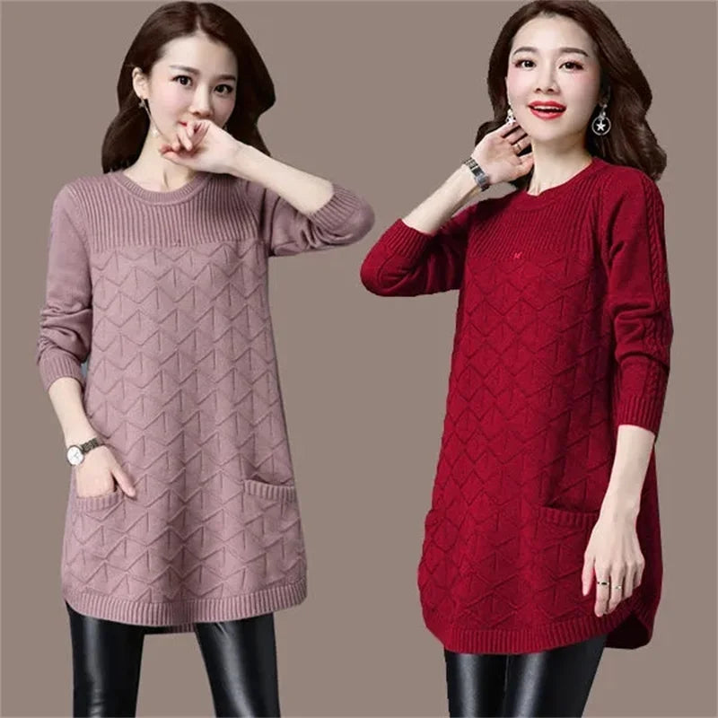 Winter Long Sweater Pullover