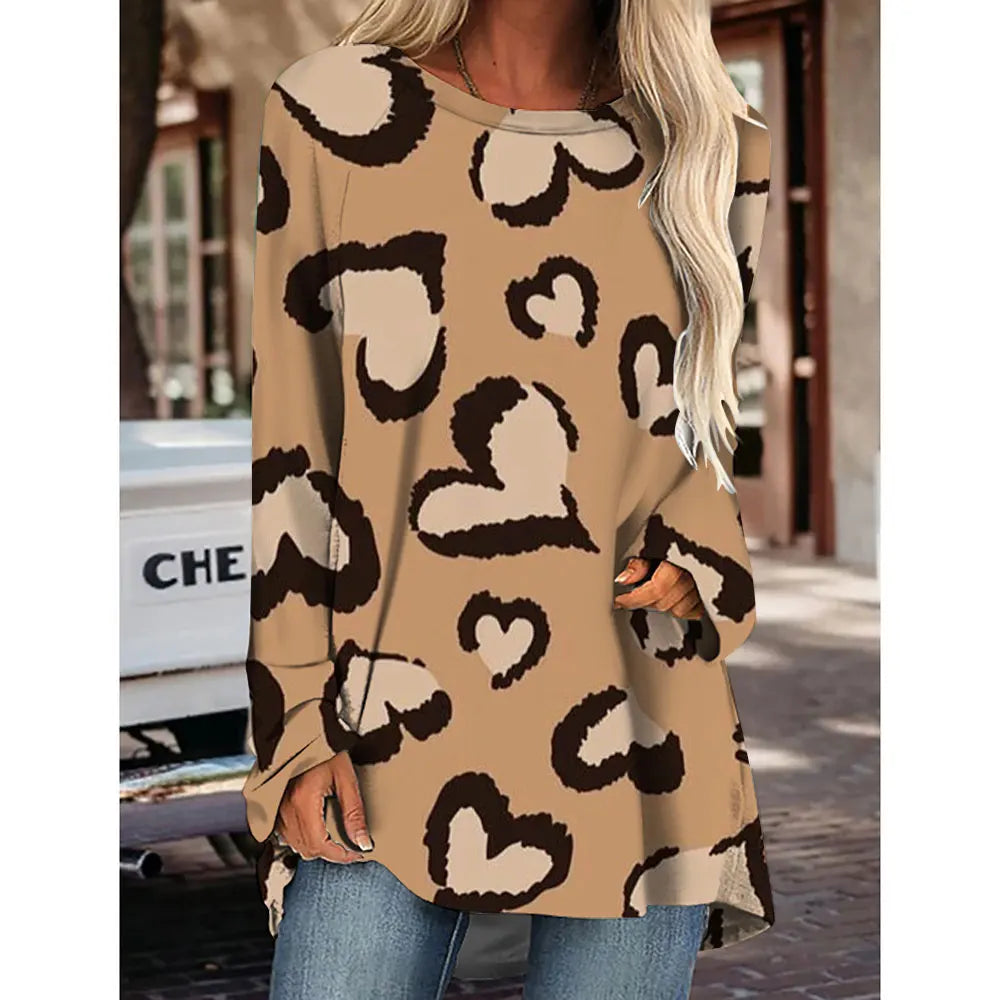 Sultry Chic Leopard Printed Top