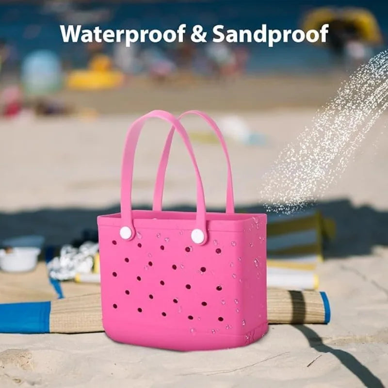 Summer Large Bogg Style Beach Bag Waterproof