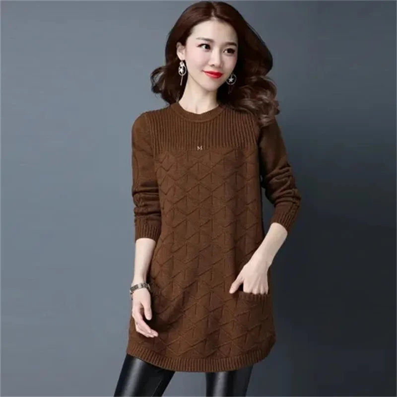 Winter Long Sweater Pullover