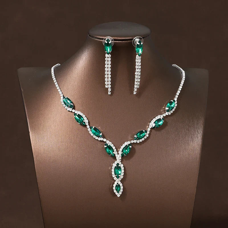 Exquisite European Style Necklace & Earring Set
