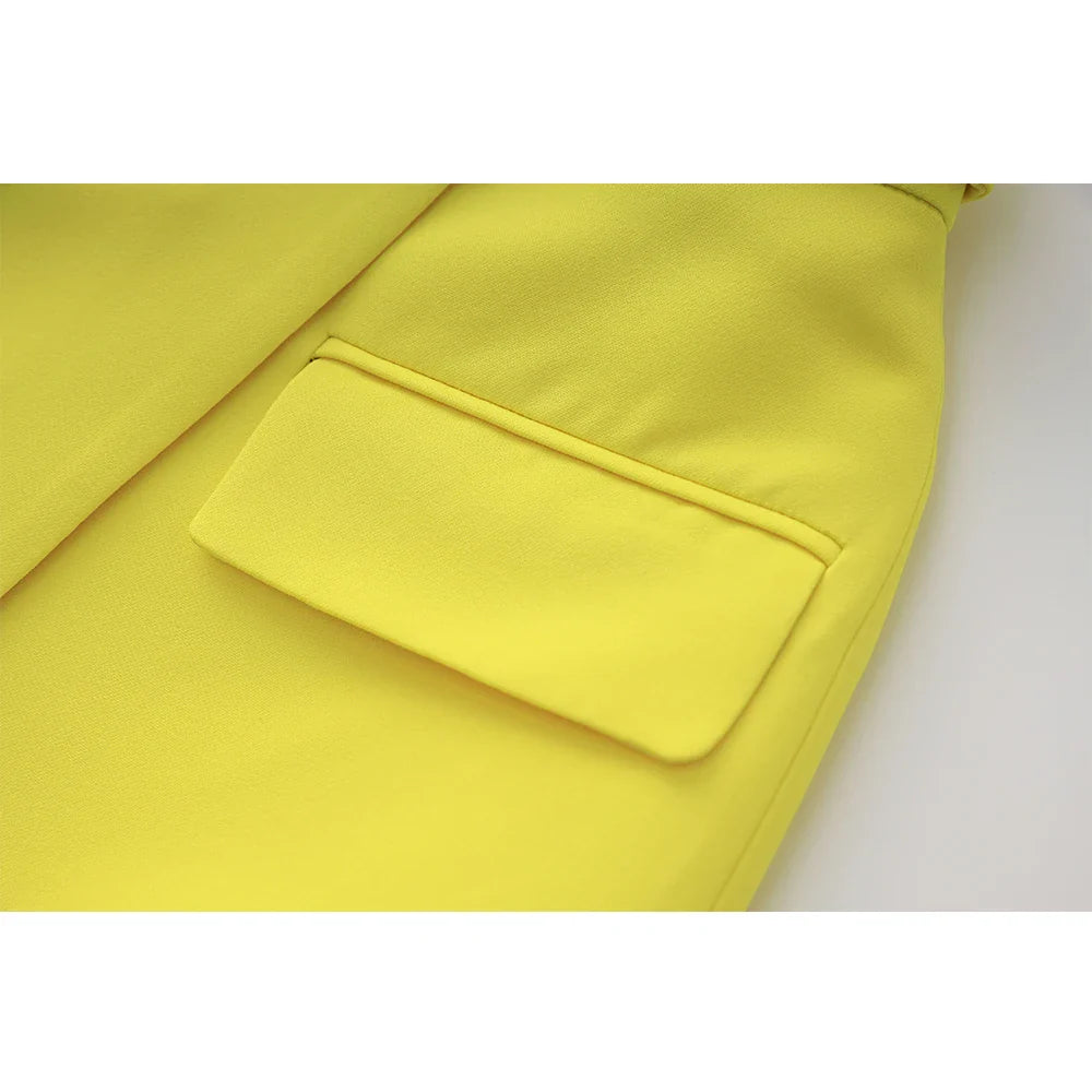 Style Struck Blazer & Skirt Two-Piece Set