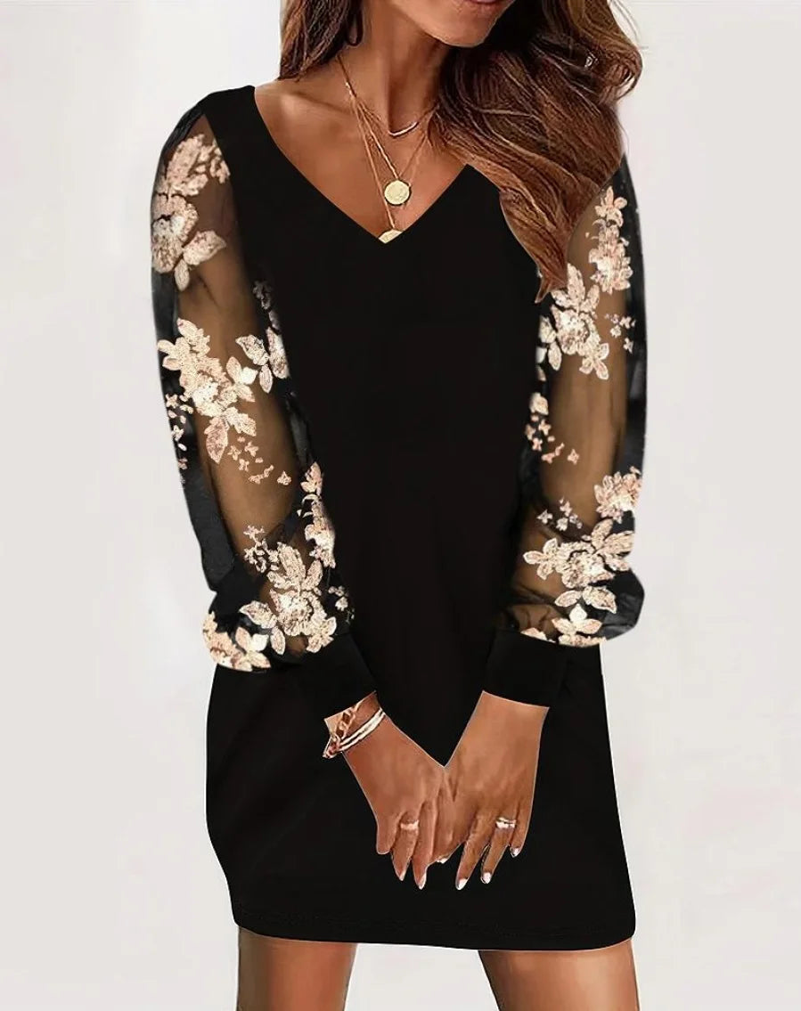Gorgeous Appeal Bishop Sleeve Mini Dress