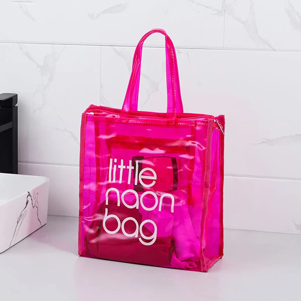 Little Neon Bag Fashion Large Tote Bag, Beach Bag