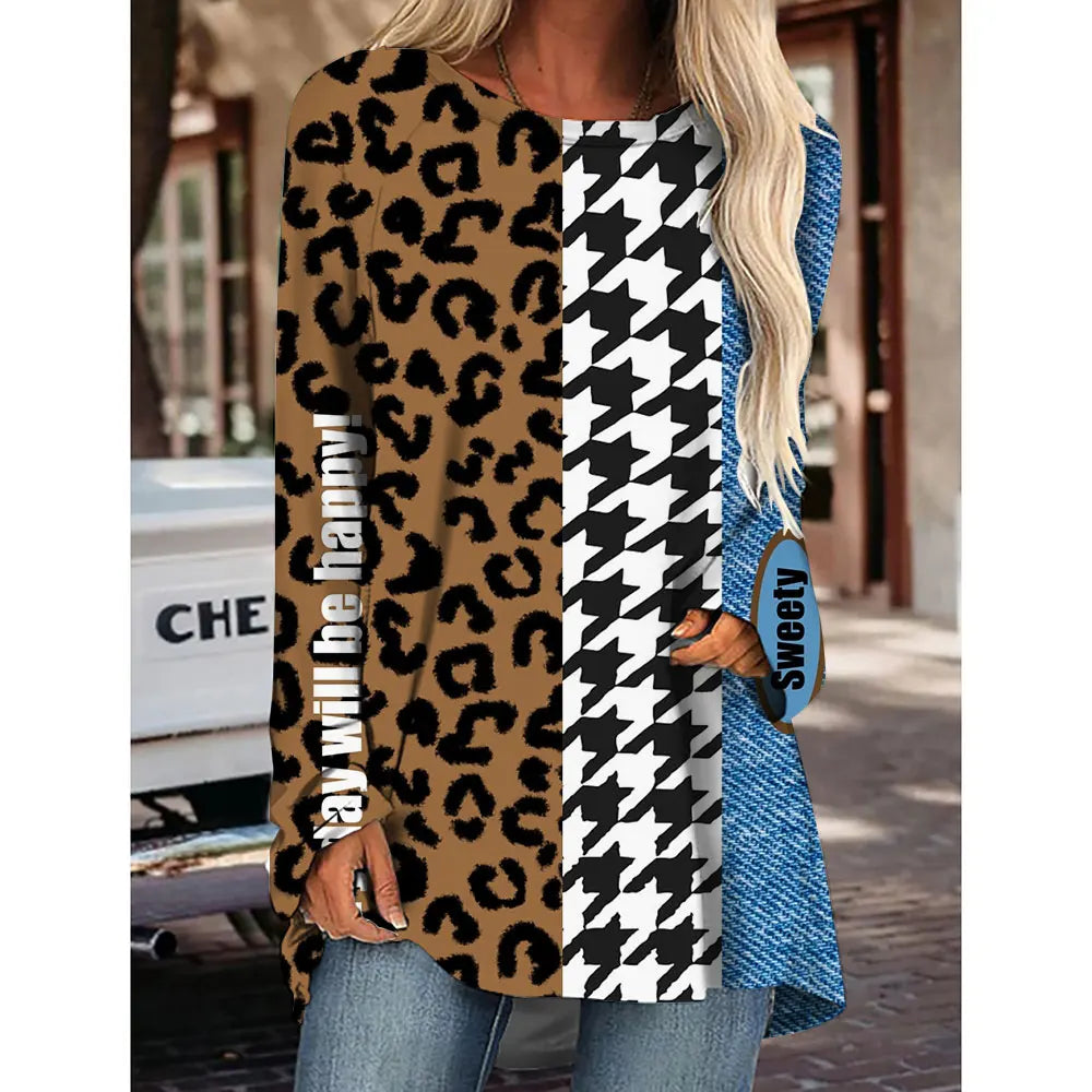 Sultry Chic Leopard Printed Top