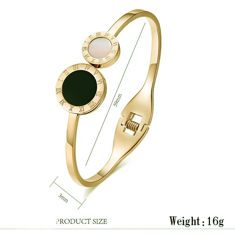 Round Roman Style Design Bracelet