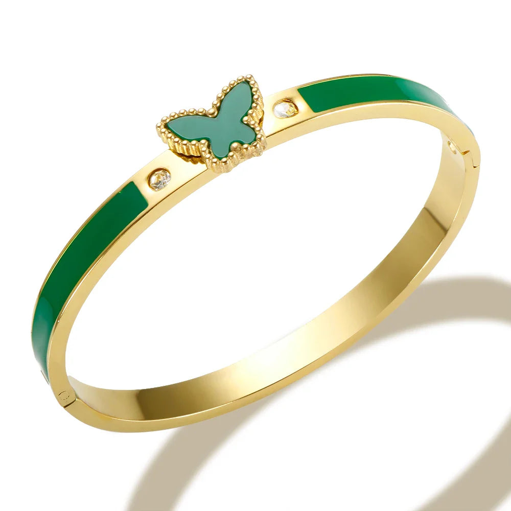 Exquisite Retro Butterfly Bracelet Bangles