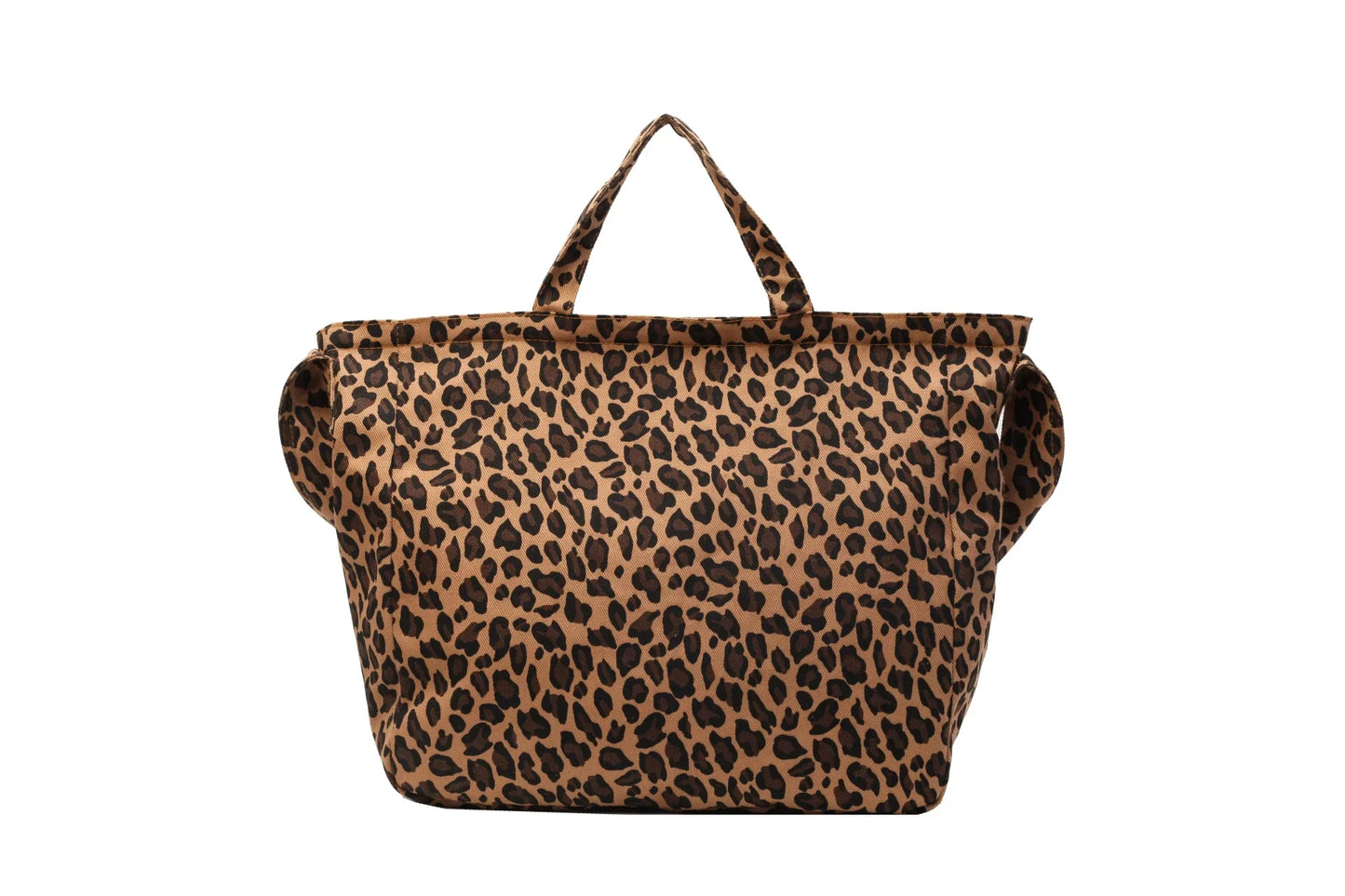 Versatile Casual Leopard Print Canvas Fashionable Crossbody Shoulder Bag