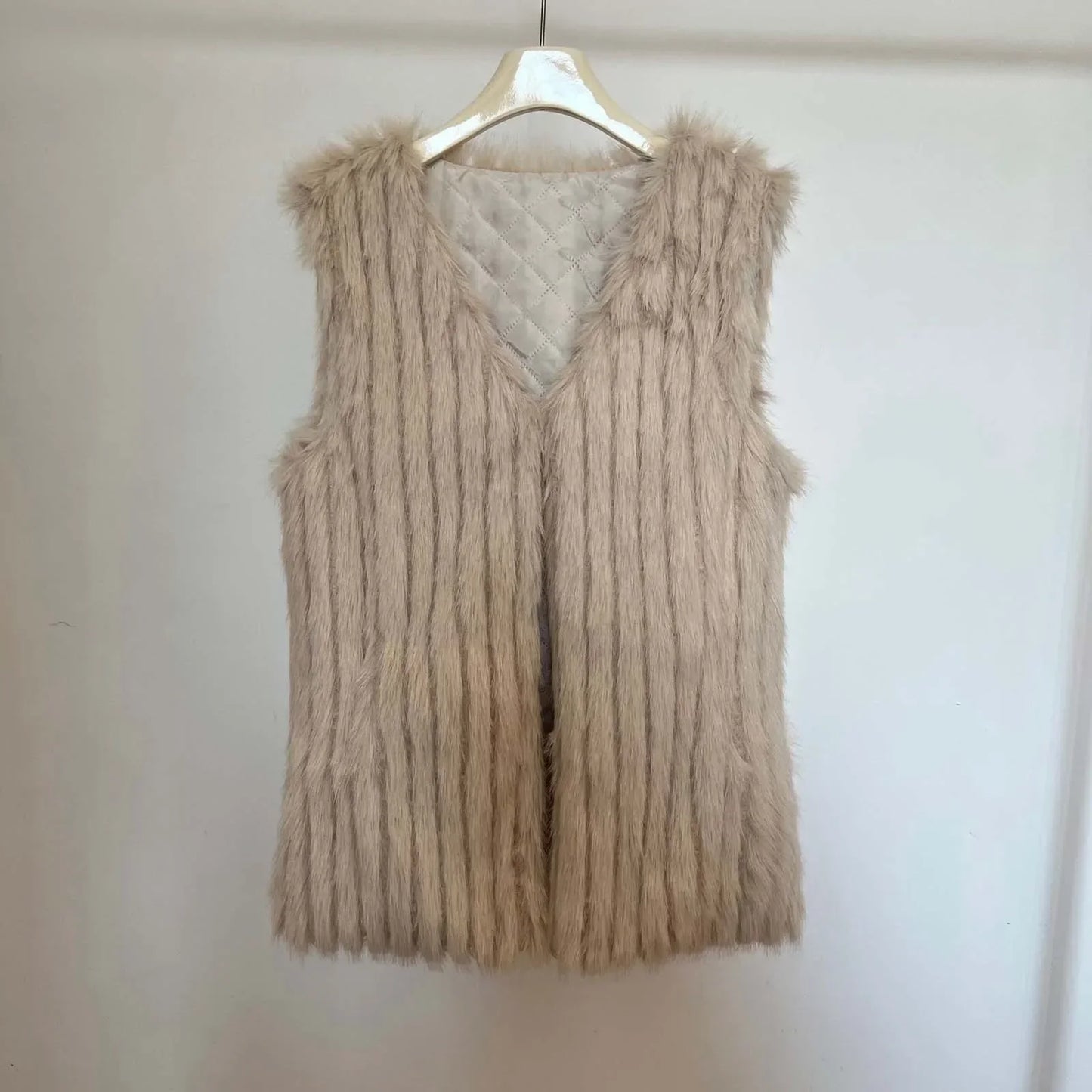 Fur Vest  Imitation Fox Sleeveless  Vest