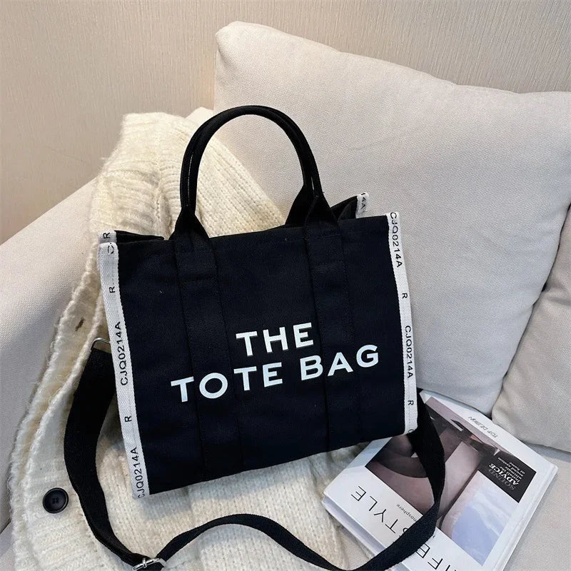 The Tote Bag, Trendy Canvas Handbag.