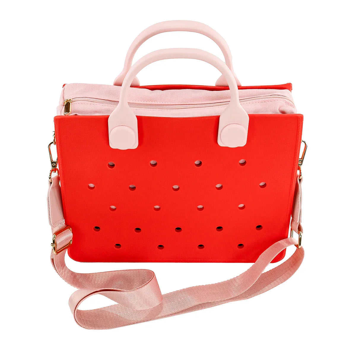 New! Charms Style Bogg Bag Hole Punched Lightweight Tote Bag - Variety of Colors - Mix and Match!
