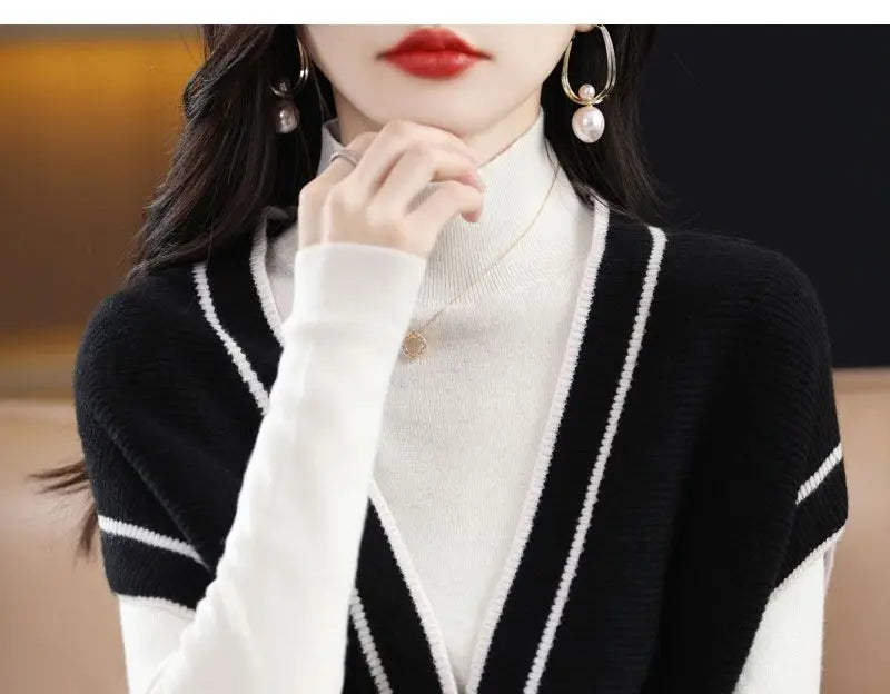 Versatile  V-neck Knitted Cardigan Vest