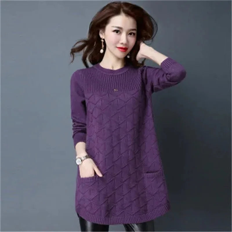 Winter Long Sweater Pullover