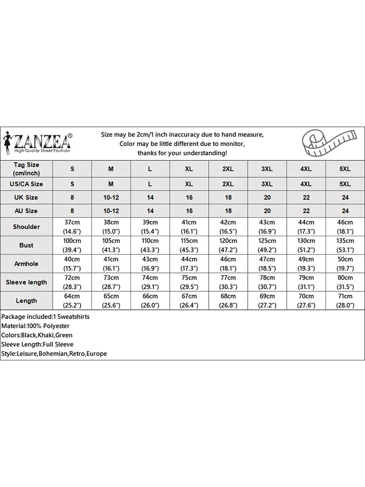 Casual Loose Sweatshirts Stand CollarHoodies Pullover with  Long Sleeve