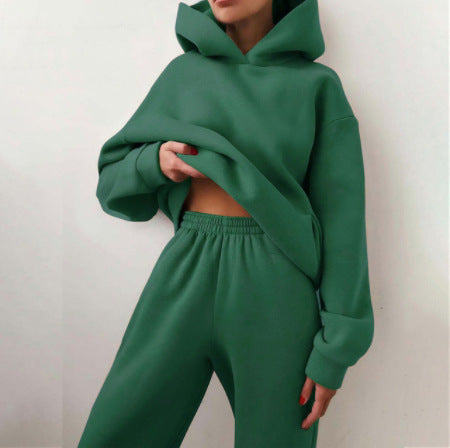 EasyGo Hoodie Drawstring Trouser Two-Piece