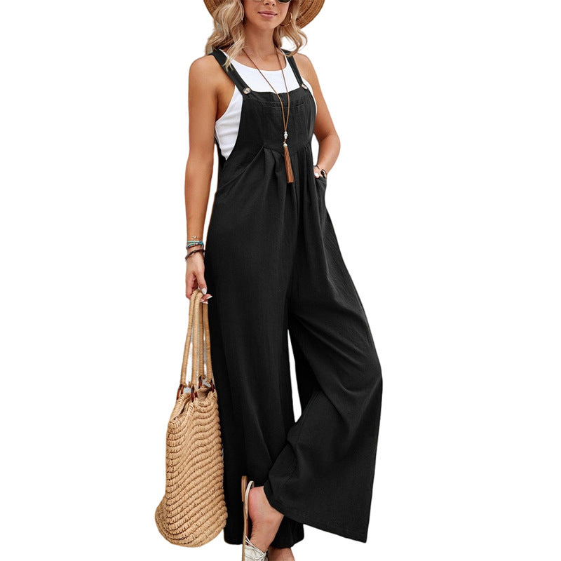 Wanderlust Loose Bib Pants JUMPSUITS & ROMPERS With Pockets