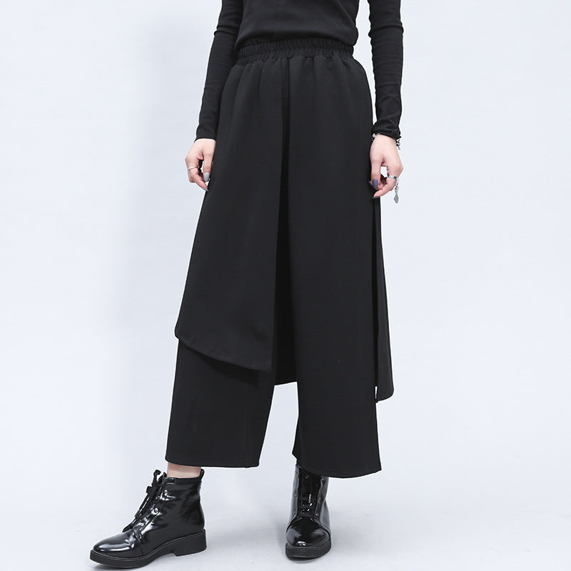 Korean Fashion Straight Nine-point Pants