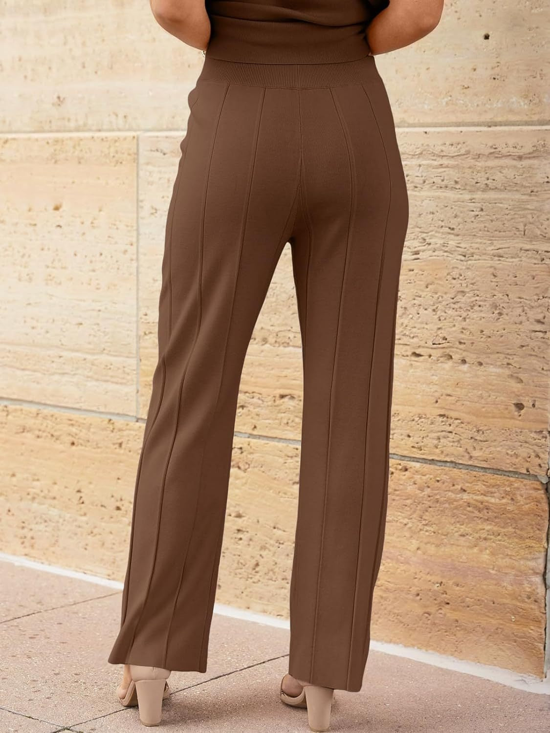 Soft Touch Round Neck Cap Sleeve Top and Pants