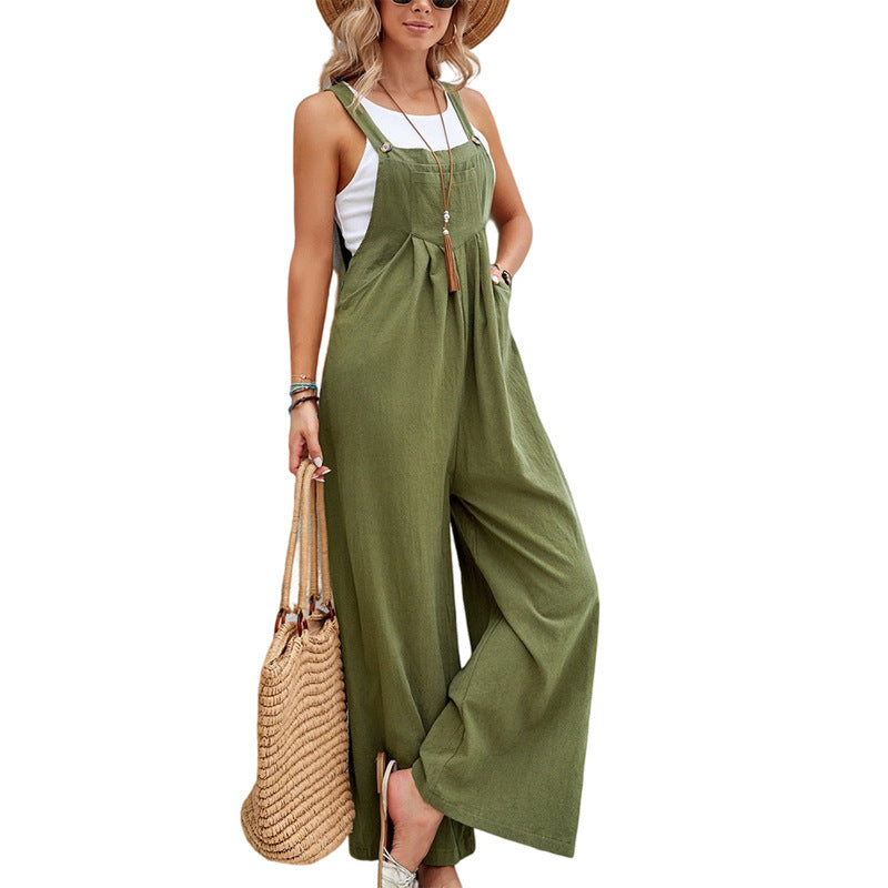 Wanderlust Loose Bib Pants JUMPSUITS & ROMPERS With Pockets