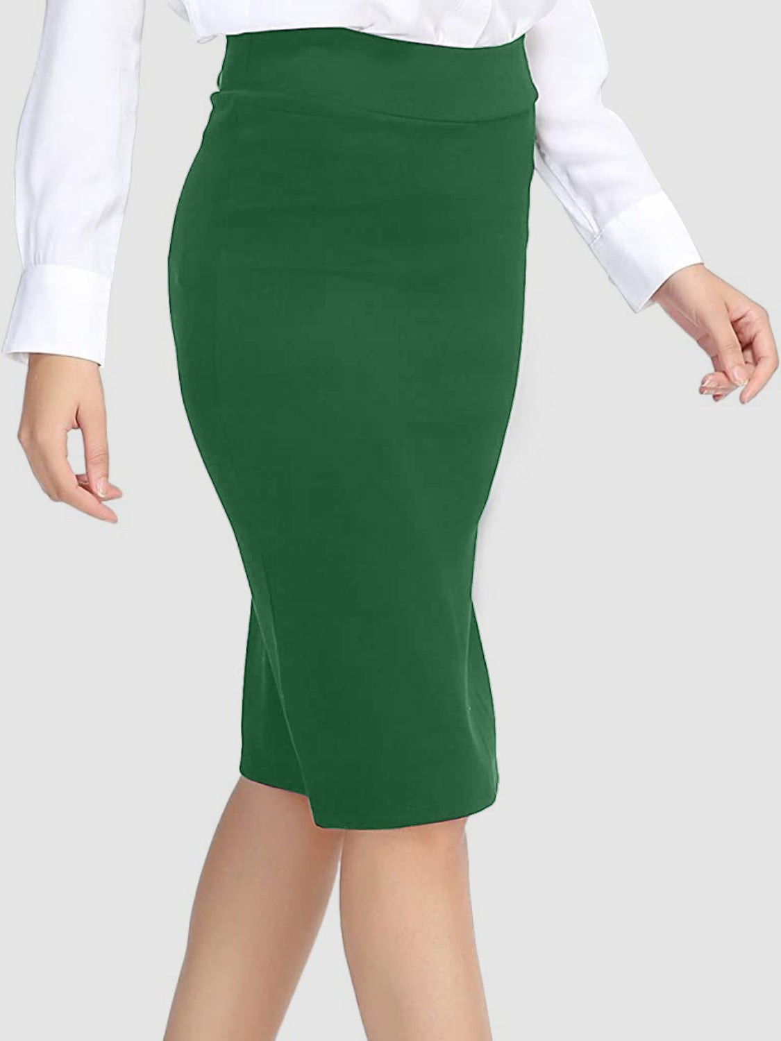 Classic Style  High Waist Wrap Skirt