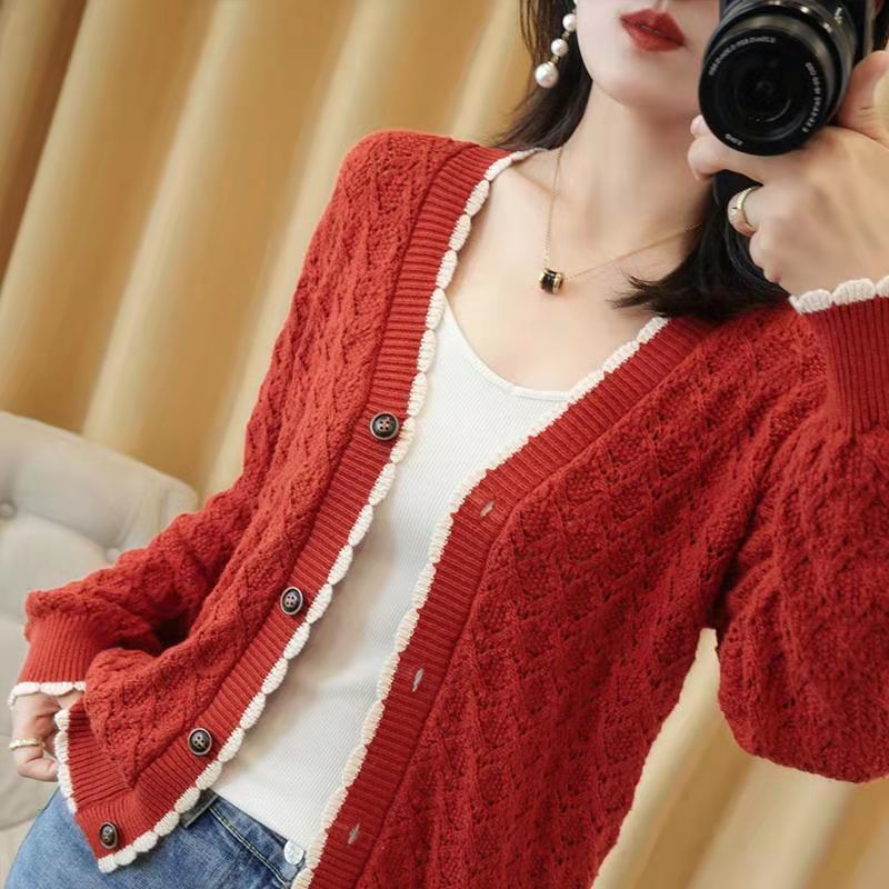 Hold Onto Love Open Stitch Knit Cardigan