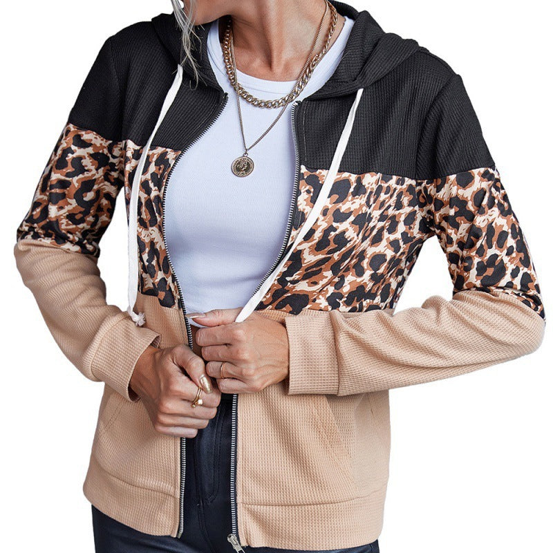 Bold and Classy Leopard Zipper Jacket