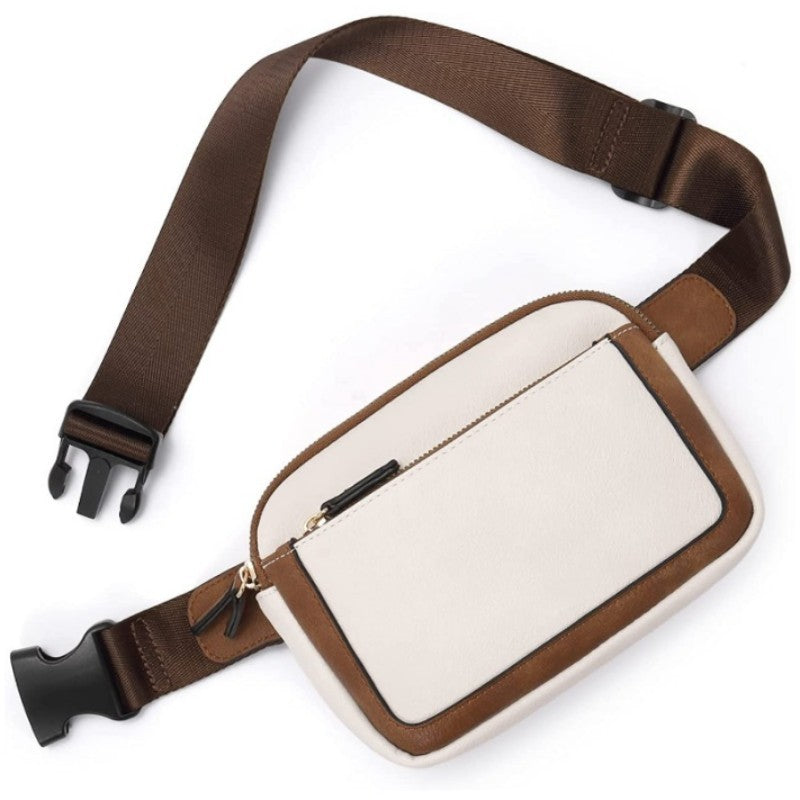 Fashion Leather Fanny Pack with Pockets