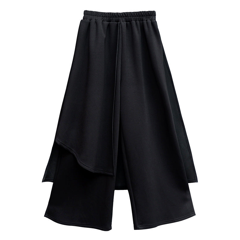 Korean Fashion Straight Nine-point Pants