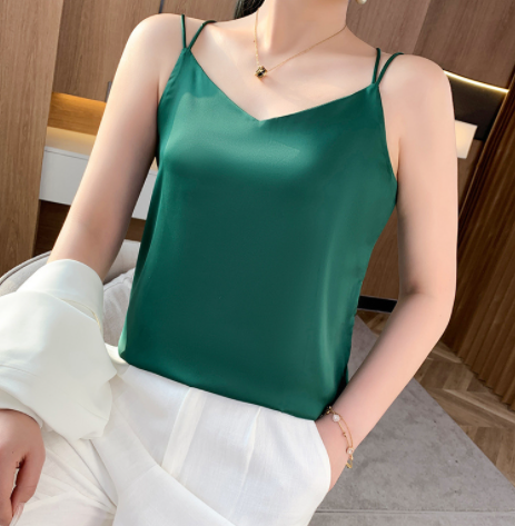 Silk Satin Sleeveless Camisole