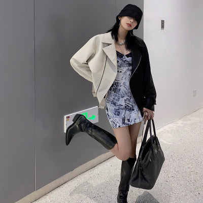 Ultimate Sophistication Loose Leather Jacket