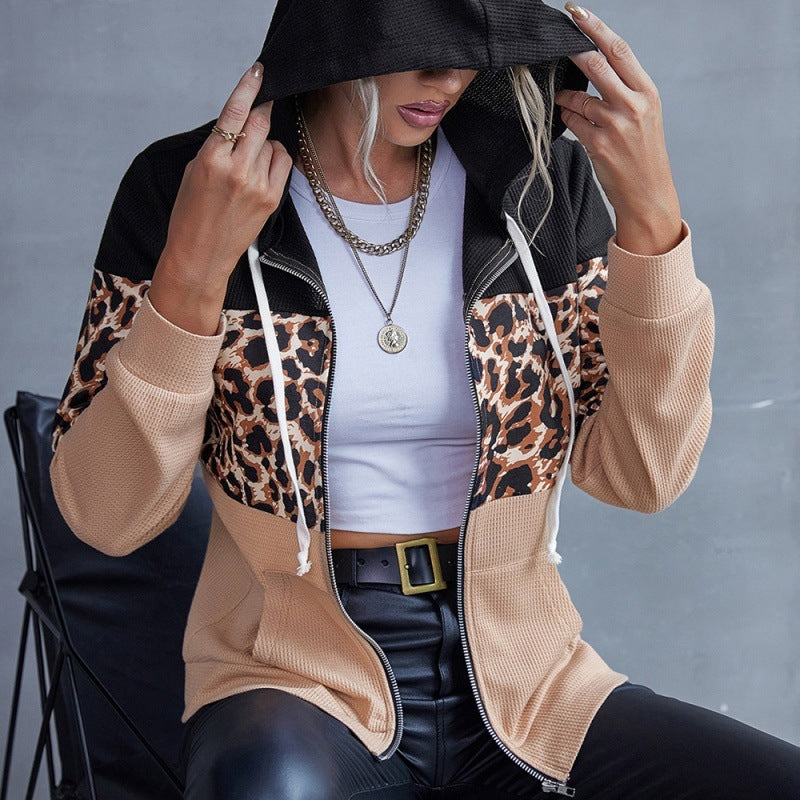 Bold and Classy Leopard Zipper Jacket