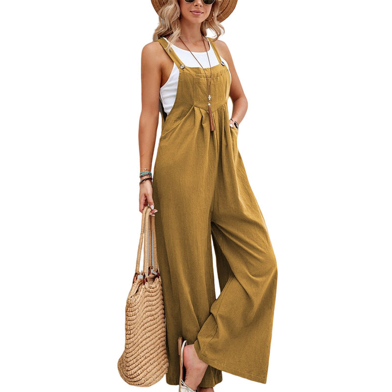Wanderlust Loose Bib Pants JUMPSUITS & ROMPERS With Pockets
