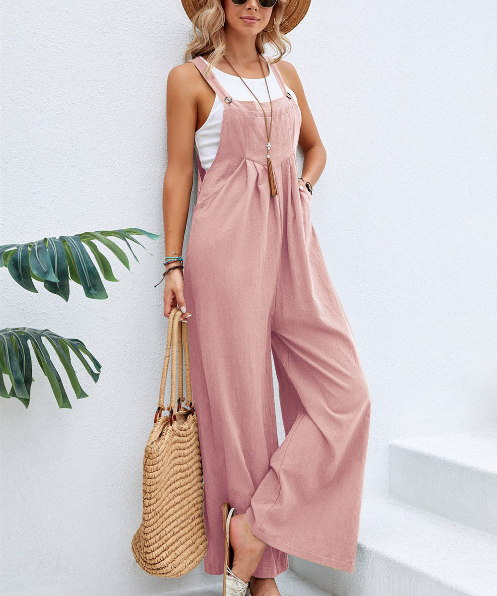 Wanderlust Loose Bib Pants JUMPSUITS & ROMPERS With Pockets