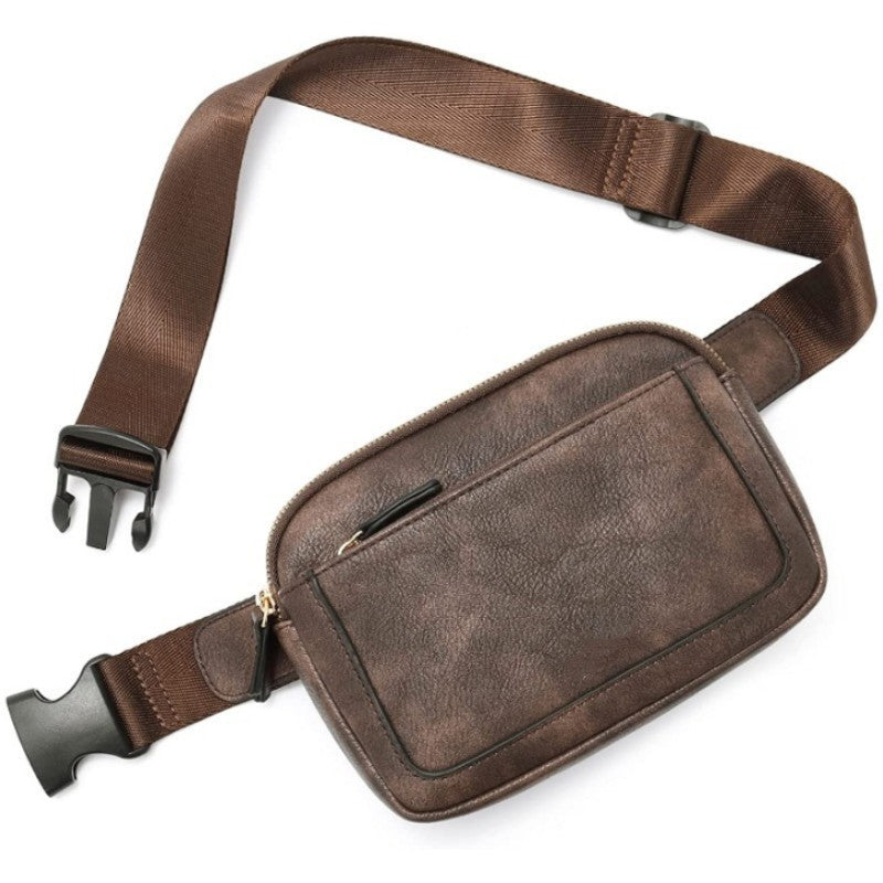Fashion Leather Fanny Pack with Pockets