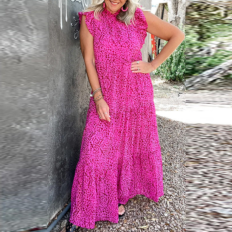 Everyday Glamour Round Neck Fashion Dress