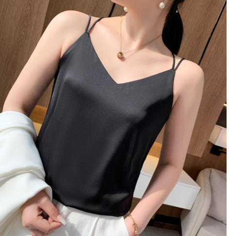Silk Satin Sleeveless Camisole