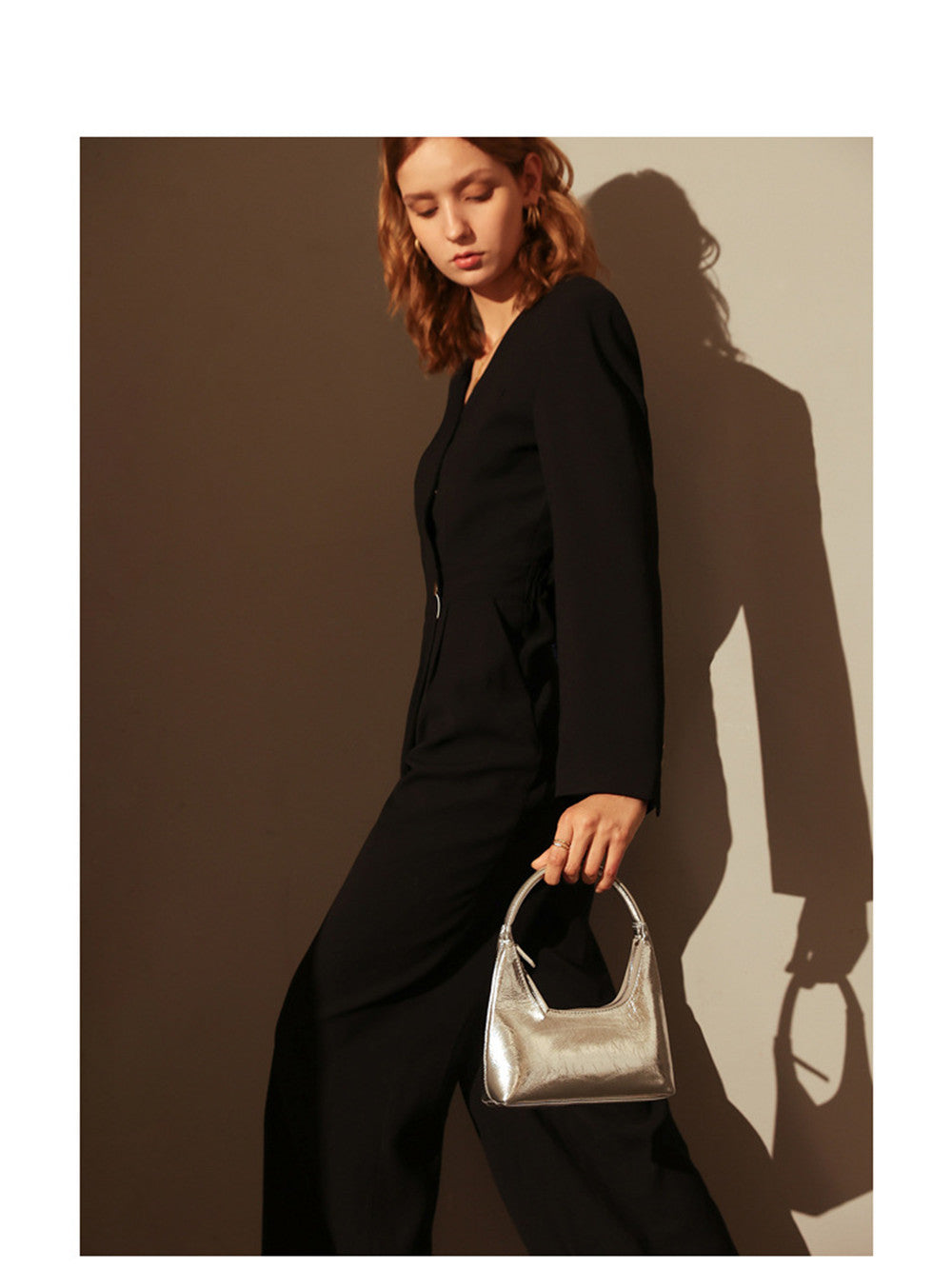 Premium Cowhide Leather High-End Underarm Bag