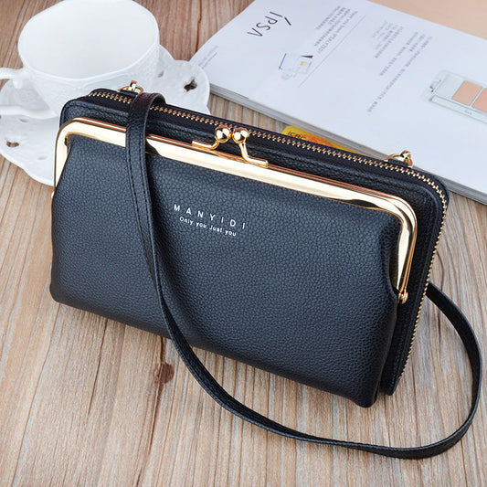 Clutch Size Crossbody Shoulder Purse Handbag