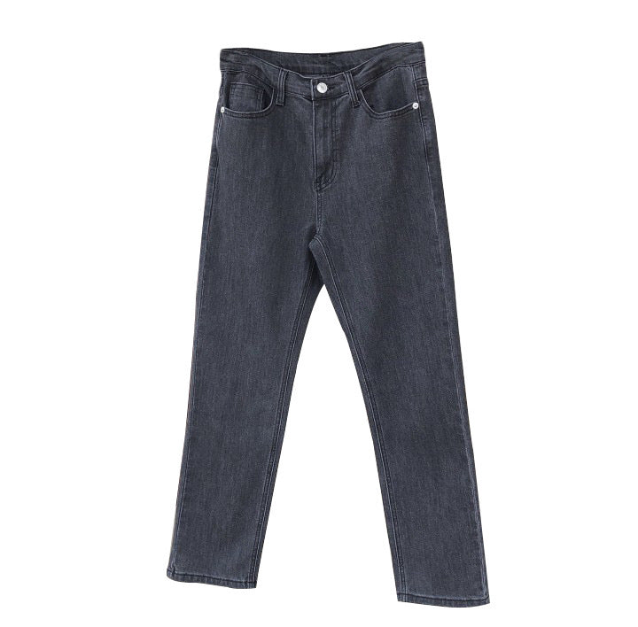 Fashion Straight Ankle-length High Waist Pants