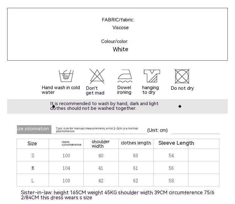 Early Spring Lace Stitching French Shirt