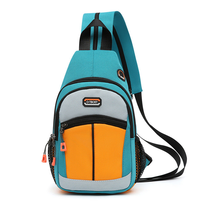 Oxford Sport Backpack Shoulder Bags with USB Design