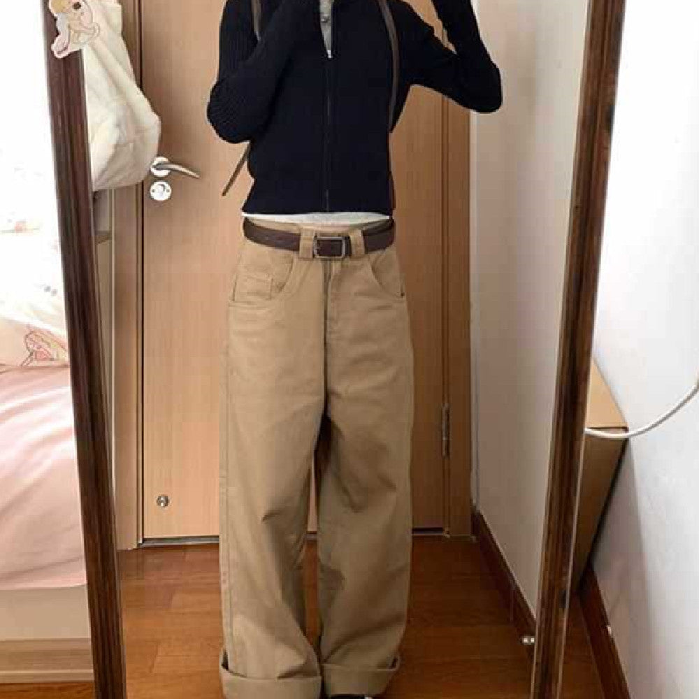 City Stroll Relaxed Fit Casual Wide-leg Pants