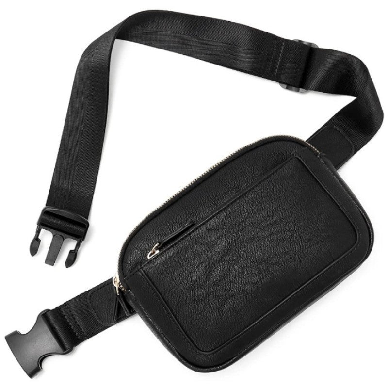 Fashion Leather Fanny Pack with Pockets