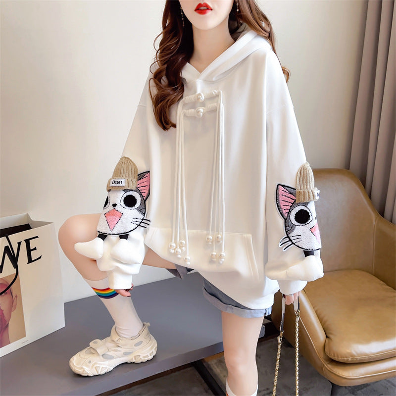 Cat Lover Oversized Hoodie