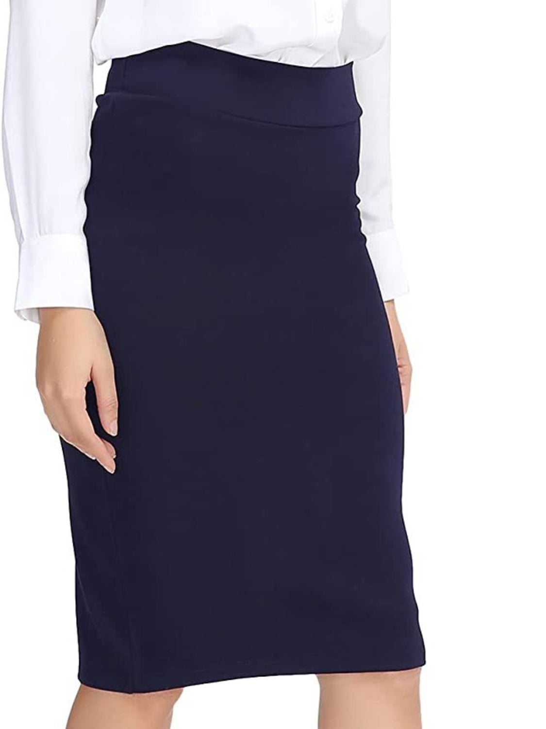 Classic Style  High Waist Wrap Skirt