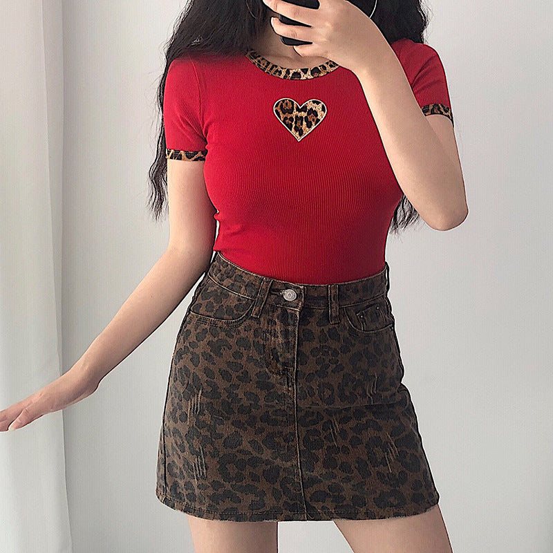 Flirty Desire Leopard Print Mini Skirt