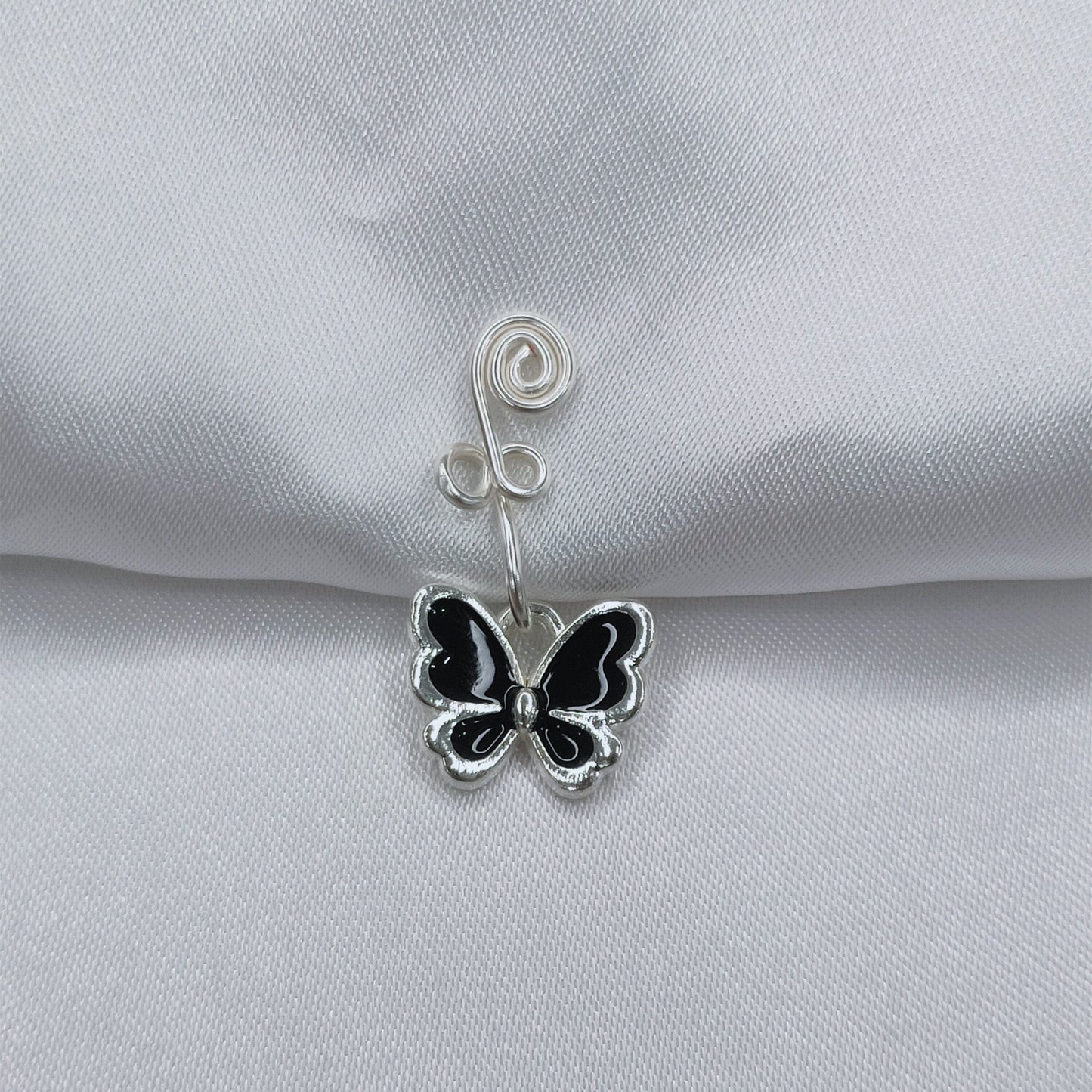 Butterfly Gold-Plated Nose Ring.